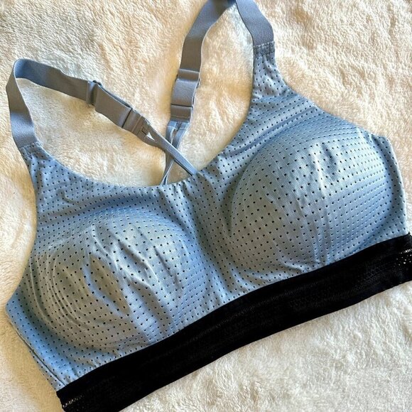 Victoria's Secret Victoria Sport Lightweight Padded Blue Sports Bra - 34C - Picture 5 of 5
